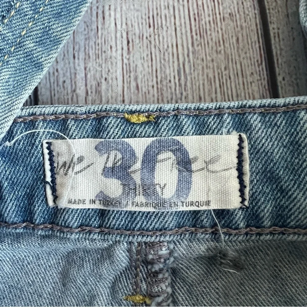 We The Free Blue Denim Shortalls 30 - Picture 4 of 6